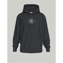 SUDADERA CALVIN KLEIN NYC STAMP GRAPHIC HOODIE NEGRO