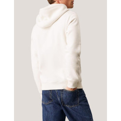 SUDADERA CALVIN KLEIN MONOLOGO HOODIE BEIG