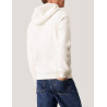 SUDADERA CALVIN KLEIN MONOLOGO HOODIE BEIG