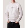 SUDADERA CALVIN KLEIN MINIMAL LOGO CREW NECK BEIG