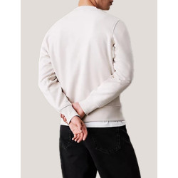 SUDADERA CALVIN KLEIN MINIMAL LOGO CREW NECK BEIG