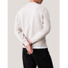 SUDADERA CALVIN KLEIN MINIMAL LOGO CREW NECK BEIG