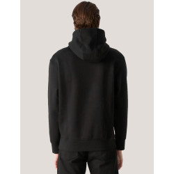 SUDADERA CALVIN KLEIN SMALL CK BOX HOODIE NEGRO