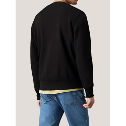 SUDADERA CALVIN KLEIN MINIMAL LOGO CREW NECK NEGRO