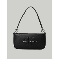 BOLSO CALVIN KLEIN SCULPTED SHOULDERV POUCH25 MONO NEGRO