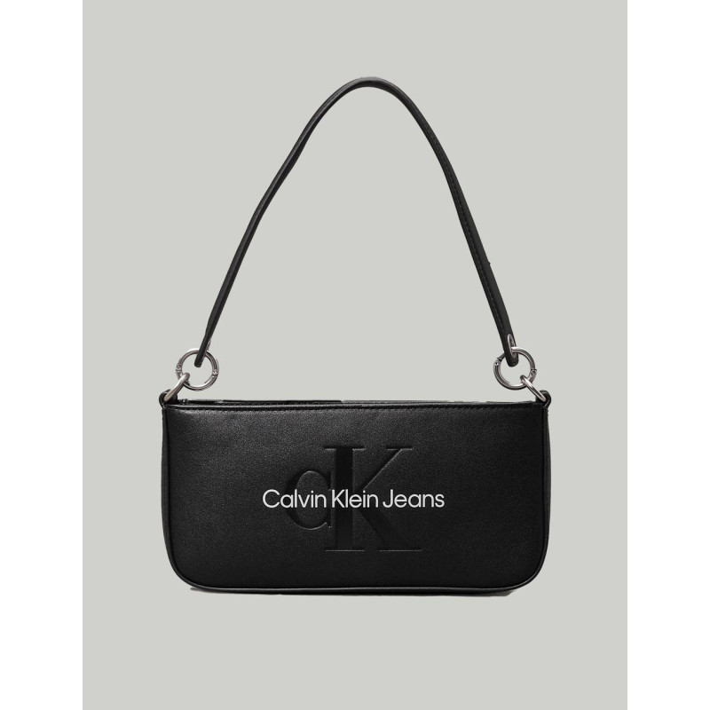 BOLSO CALVIN KLEIN SCULPTED SHOULDERV POUCH25 MONO NEGRO