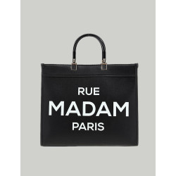 BOLSO RUE MADAM PARIS ICON MINI TOTE NEGRO
