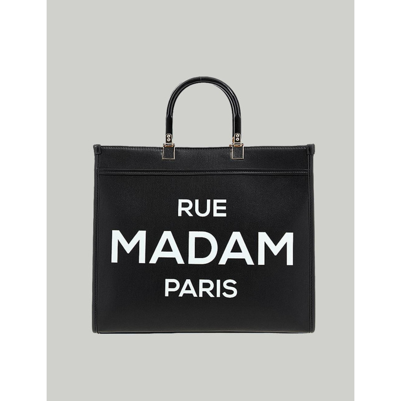 BOLSO RUE MADAM PARIS ICON MINI TOTE NEGRO