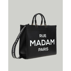 BOLSO RUE MADAM PARIS ICON MINI TOTE NEGRO