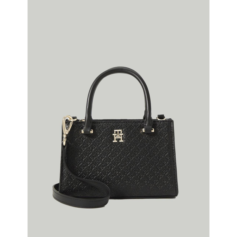 BOLSO TOMMY HILFIGER TH ETERNITY MICRO TOTE MONO NEGRO