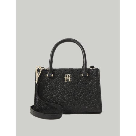 BOLSO TOMMY HILFIGER TH ETERNITY MICRO TOTE MONO NEGRO