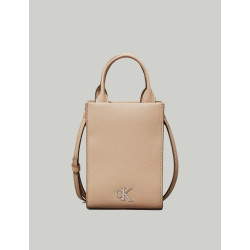 BOLSO CALVIN KLEIN MINIMAL MONOGRAM TOTE18 BEIG
