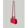 BOLSO KARL LAGERFED K/SKUARE SM TOTE GRAINY ROJO