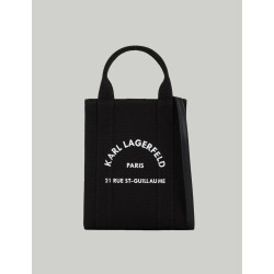 BOLSO KARL LAGERFED RSG SQUARE SMALL TOTE NEGRO
