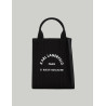 BOLSO KARL LAGERFED RSG SQUARE SMALL TOTE NEGRO