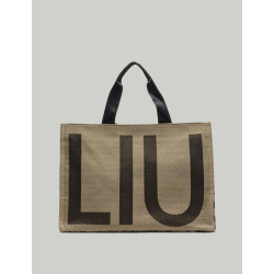 BOLSO LIU.JO BOLSOS L TOTE MONOGRAM JACQUARD MARRÓN