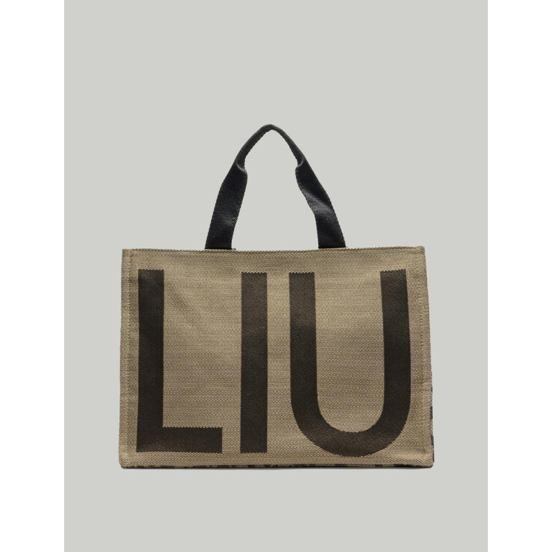 BOLSO LIU.JO BOLSOS L TOTE MONOGRAM JACQUARD MARRÓN