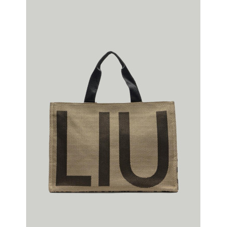 BOLSO LIU.JO BOLSOS L TOTE MONOGRAM JACQUARD MARRÓN