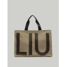 BOLSO LIU.JO BOLSOS L TOTE MONOGRAM JACQUARD MARRÓN