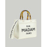 BOLSO RUE MADAM PARIS ICON MINI TOTE BLANCO
