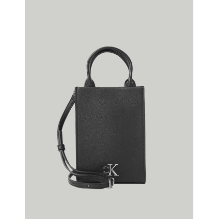 BOLSO CALVIN KLEIN MINIMAL MONOGRAM TOTE18 NEGRO