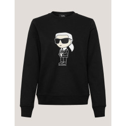 SUDADERA KARL LAGERFED IKONIK 2.0 SWEARTSHIRT NEGRO