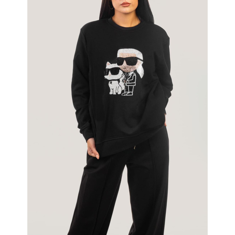 SUDADERA KARL LAGERFED IKONIK 2.0 RS SWEARTSHIRT NEGRO