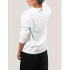 SUDADERA KARL LAGERFED IKONIK 2.0 SWEARTSHIRT BLANCO