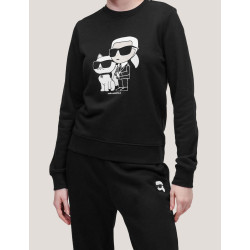 SUDADERA KARL LAGERFED IKONIK 2.0 SWEARTSHIRT NEGRO