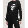 SUDADERA KARL LAGERFED IKONIK 2.0 SWEARTSHIRT NEGRO