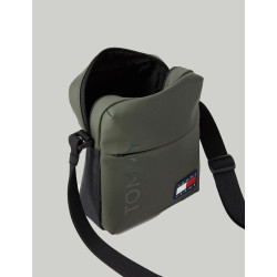 BANDOLERA TOMMY HILFIGER TJM DAILY + REPORTER VERDE