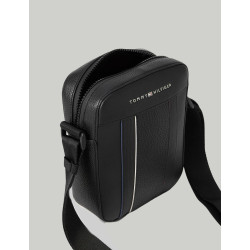 BANDOLERA TOMMY HILFIGER TH FOUNDATION MINIREPORTER NEGRO