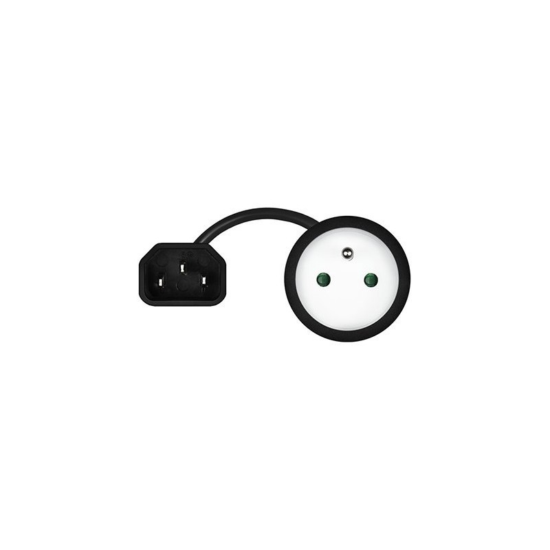 ADAPTADOR DE CORRIENTE SAVIO IEC C14 A CEE 7 5E