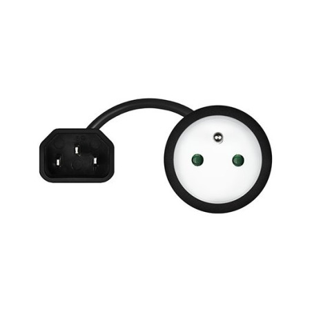 ADAPTADOR DE CORRIENTE SAVIO IEC C14 A CEE 7 5E
