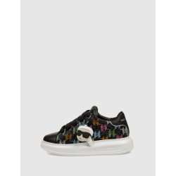 ZAPATILLA KARL LAGERFED KAPRI NFT PENDANT RHINESTONES NEGRO