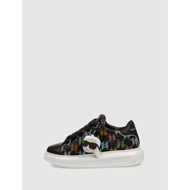 ZAPATILLA KARL LAGERFED KAPRI NFT PENDANT RHINESTONES NEGRO