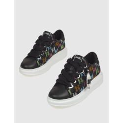 ZAPATILLA KARL LAGERFED KAPRI NFT PENDANT RHINESTONES NEGRO