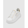 ZAPATILLA KARL LAGERFED KAPRI MAISON KARL LACE BLANCO/ORO