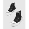 ZAPATILLA ABOTINADA KARL LAGERFELD KAMPUS MAX III TWIN NFT HI LACE  NEGRO