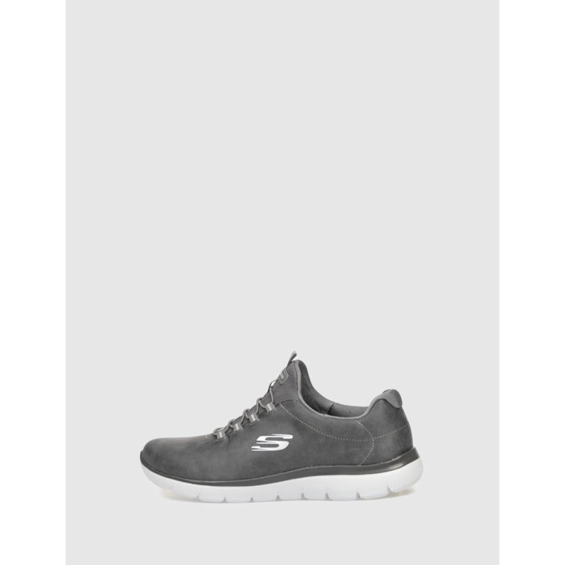 ZAPATILLA SKECHERS SUMMITS-ITZ BAZIK PLOMO