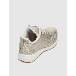 ZAPATILLA SKECHERS BOBS SPORT SQUAD-SPARKLE LIFE PLATINO