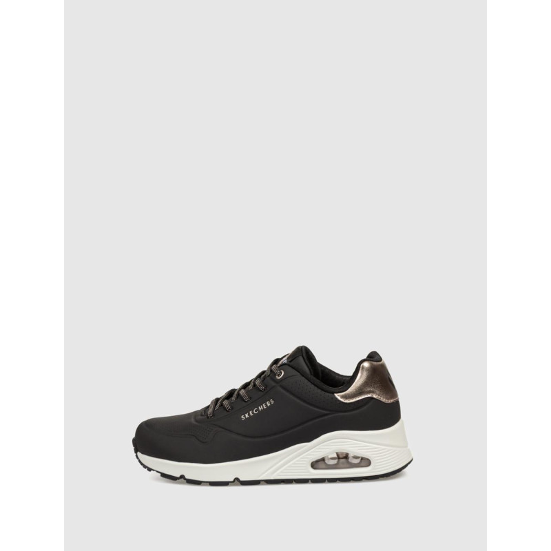 ZAPATILLA SKECHERS UNO - SHIMMER AWAY NEGRO