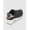 ZAPATILLA SKECHERS UNO - SHIMMER AWAY NEGRO