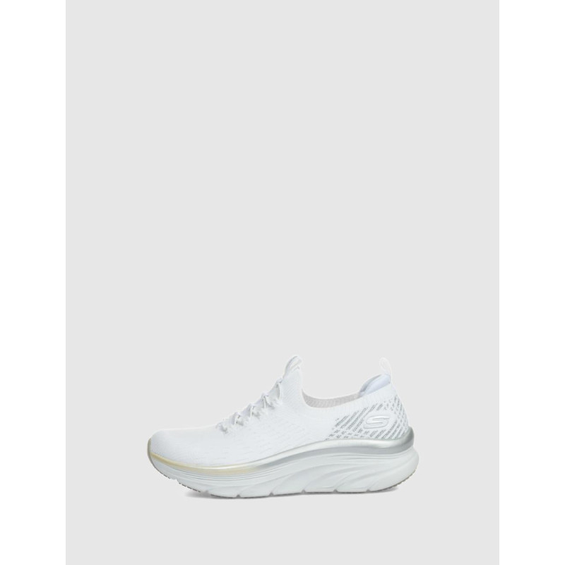ZAPATILLA SKECHERS RELAXED FIT: D'LUX WALKER - LET IT GLOW BLANCO