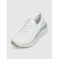 ZAPATILLA SKECHERS RELAXED FIT: D'LUX WALKER - LET IT GLOW BLANCO