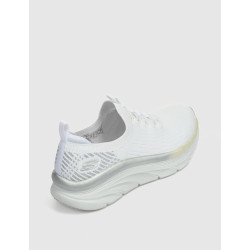ZAPATILLA SKECHERS RELAXED FIT: D'LUX WALKER - LET IT GLOW BLANCO
