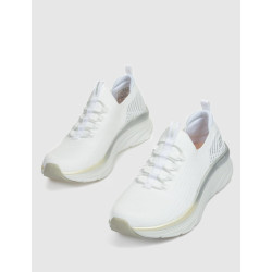 ZAPATILLA SKECHERS RELAXED FIT: D'LUX WALKER - LET IT GLOW BLANCO