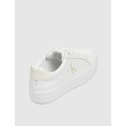 ZAPATILLA CALVIN KLEIN VULC FLATFORM LOW MG LTH BLANCO