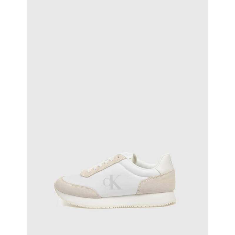 ZAPATILLA CALVIN KLEIN RUNNER LACEUP LOW MG MIX BLANCO