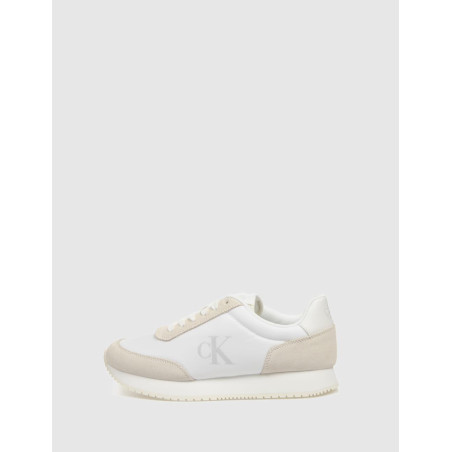 ZAPATILLA CALVIN KLEIN RUNNER LACEUP LOW MG MIX BLANCO